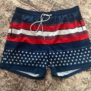 Men's Patriotic Swim Trunks